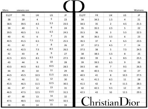 dior shoe size conversion|dior size chart clothing.